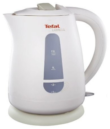 Изображение Электрический чайник Tefal KO29913E (2200 Вт/1,5 л /пластик/белый)