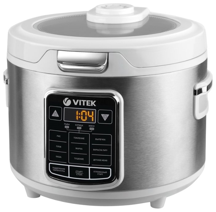 Изображение Мультиварка VITEK VT-4281W (800 Вт/4 л /белый, серебристый)