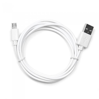 Изображение Кабель соединительный Gembird CC-MUSB2-AMBM-6W USB 2.0 A Micro USB 2.0 B белый 1,8 м