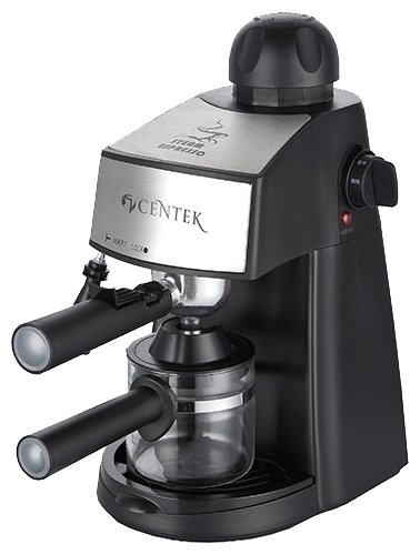 Изображение Кофемашина CENTEK CT-1160 (1000 Вт /15 бар/серебристый, черный)