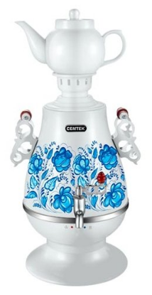 Изображение Электрический самовар CENTEK CT-0091 (4 л /2300 Вт /белый)