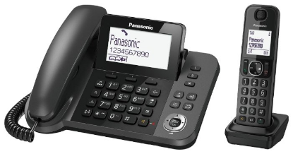 Изображение Радиотелефон Panasonic KX-TGF310 черный, (трубка, база)