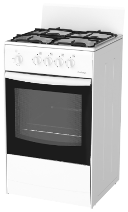 Изображение Плита Дарина S4 GM441 101 W,белый