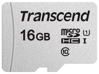 Изображение Карта памяти Transcend MicroSDHC Class 10 16 Гб адаптер на SD TS16GUSD300S-A