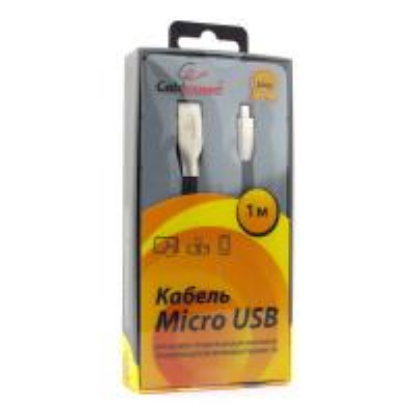 Изображение Кабель соединительный Gembird CC-G-mUSB01Bk-1M USB 2.0 A Micro USB 2.0 B черный 1 м