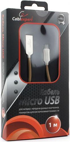 Изображение Кабель соединительный Gembird CC-P-mUSB02Gd-1M USB 2.0 A Micro USB 2.0 B золотой 1 м