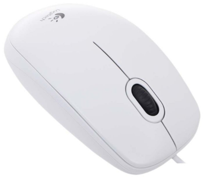 Изображение Мышь Logitech B100 белый