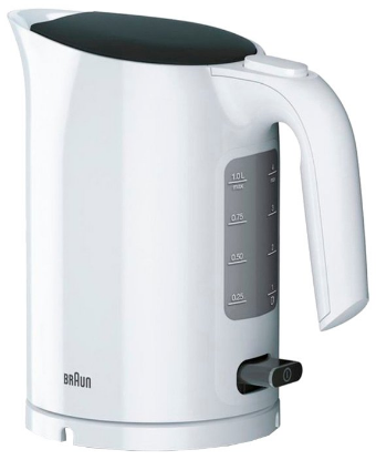 Изображение Электрический чайник Braun WK 3000WH белый (2200 Вт/1 л /пластик/)