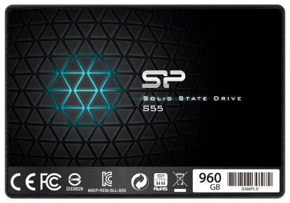 Изображение SSD диск Silicon Power Slim S55 960 Гб 2.5" (SP960GBSS3S55S25)