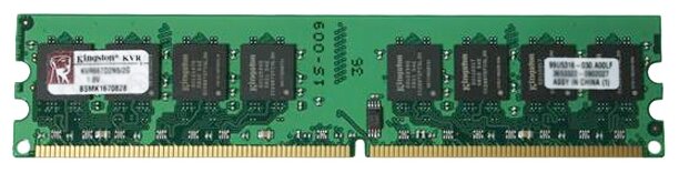 Изображение Оперативная память 1 GB DDR2 Kingston KVR667D2N5/1G  (5300 МБ/с, 667 МГц, CL5)