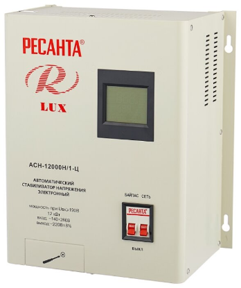 Изображение Стабилизатор Ресанта LUX АСН-12000Н/1-Ц (релейный  12 кВт)