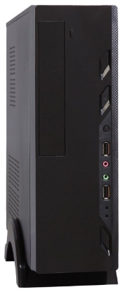 Изображение Корпус ExeGate MI-209 (mATX, Mini-ITX, черный, 350 Вт)/()