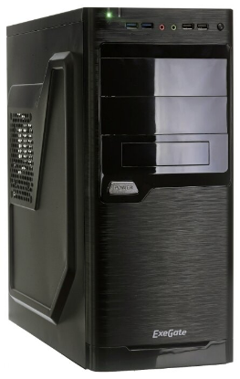 Изображение Корпус ExeGate XP-330U (mATX, ATX, черный, 400 Вт)/(EX272727RUS)