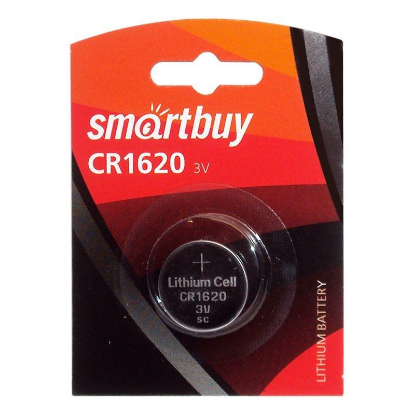 Изображение Батарейка SmartBuy CR1620/1B (SBBL-1620-1B) (CR1620 (5009LC) 3 В  Lithium)