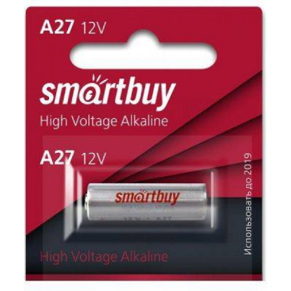 Изображение Батарейка SmartBuy A27/5B (SBBA-27A5B) ( 12 В  щелочная (алкалиновая))