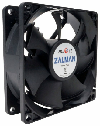 Изображение Вентилятор Zalman  ZM-F1 PLUS(SF)  (2000 об/мин , 80x80x25 мм,3-pin)