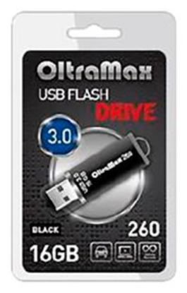 Изображение USB flash OltraMax 260,(USB 3.0/16 Гб)-синий ()