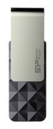 Изображение USB flash Silicon Power Blaze B30,(USB 3.0/8 Гб)-черный (SP008GBUF3B30V1K)