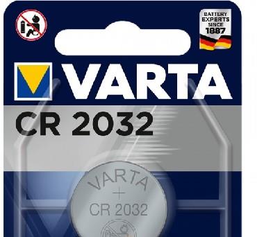 Изображение Батарейка Varta CR2032 BL1 LITHIUM (CR2032 (5004LC) 3 В  Lithium)