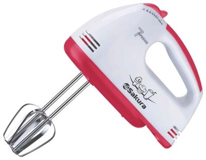 Изображение Миксер Sakura SA-6313R (150 Вт /красный, белый)