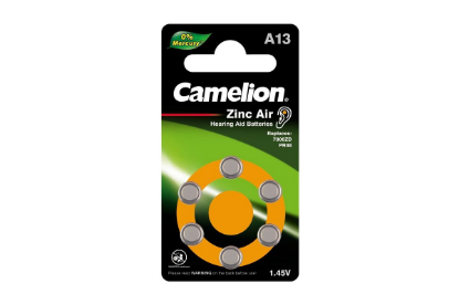 Изображение Батарейка Camelion A13-BP6 (PR48 (ZA13,V13A,DA13) 1,4 В 280 мА*час воздушно-цинковая)