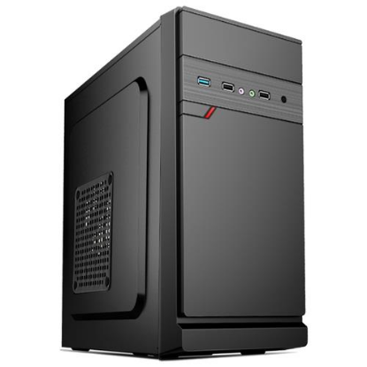 Изображение Корпус ExeGate BAA-106 (mATX, черный, 400 Вт)/()