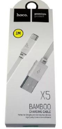 Изображение Кабель соединительный Hoco X5 USB 2.0 A USB Type-C белый 1 м