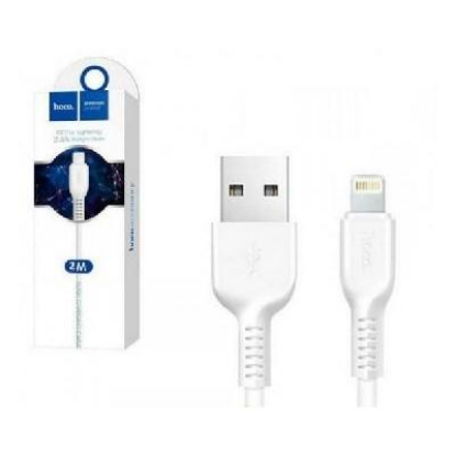 Изображение Кабель соединительный Hoco X20 USB 2.0 A Lightning 8P белый 1 м