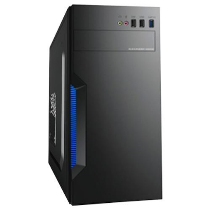 Изображение Корпус ExeGate XP-333U (mATX, ATX, черный, без БП)/()