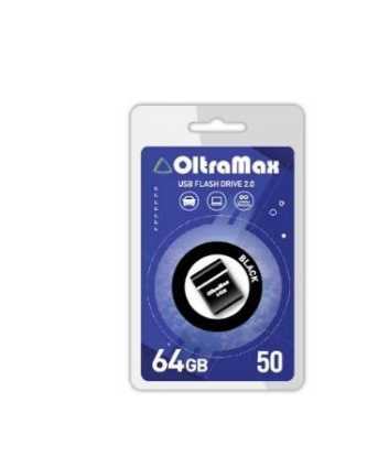 Изображение USB flash OltraMax 50,(USB 2.0/64 Гб)-черный ()