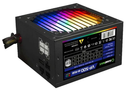 Изображение Блок питания GameMax VP-500-RGB-MODULAR () (500 Вт )