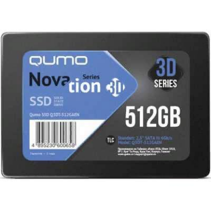 Изображение SSD диск Qumo Novation 3D 512 Гб 2.5" (Q3DT-512GAEN)