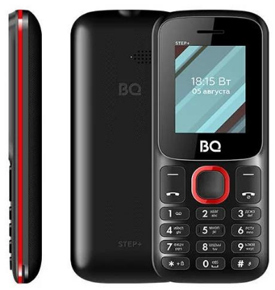 Изображение Мобильный телефон BQ 1848 Step+,красный, черный