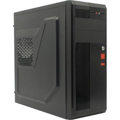 Изображение Корпус ExeGate UN-605B (ATX, черный, 350 Вт)/(EX283222RUS )