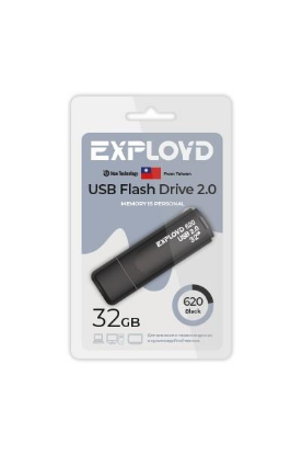 Изображение USB flash Exployd 620,(USB 2.0/32 Гб)-черный ()