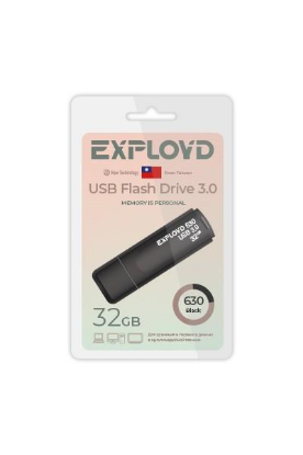 Изображение USB flash Exployd 630,(USB 3.0/32 Гб)-черный ()