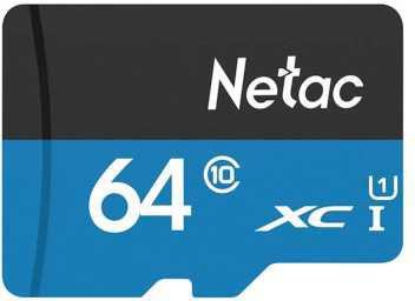 Изображение Карта памяти NETAC MicroSDXC Class 10 64 Гб адаптер на SD NT02P500STN-064G-R