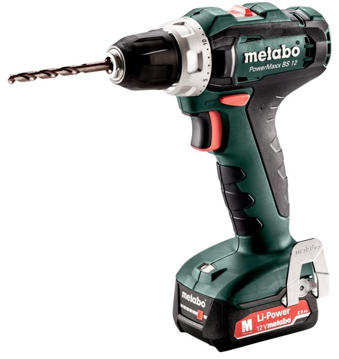 Изображение Шуроповерт Metabo PowerMaxx BS 12 (40 Н·м//Li-Ion/2 А.ч/12 В) (601036500)