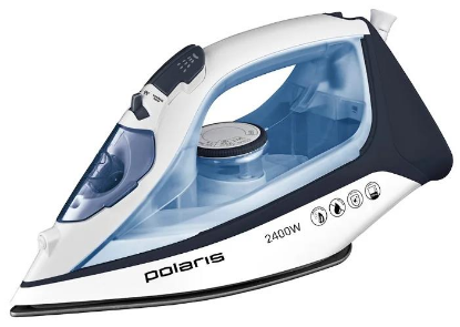 Изображение Утюг Polaris PIR 2483К (2400 Вт/синий, белый)