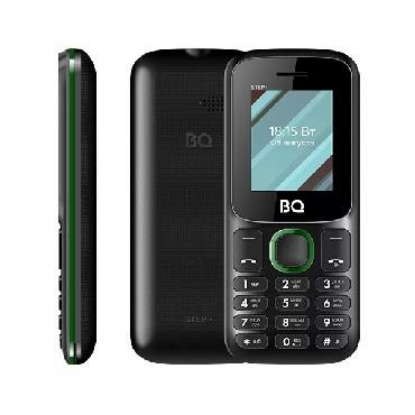 Изображение Мобильный телефон BQ 1848 Step+,зеленый, черный