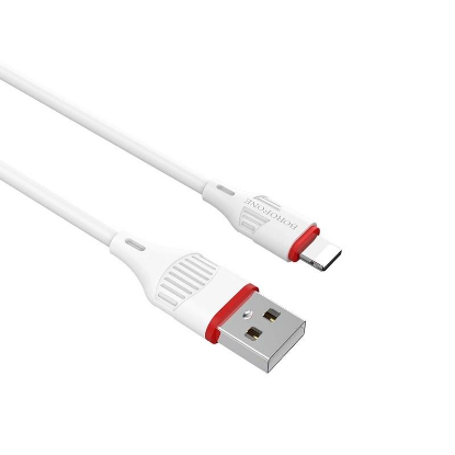 Изображение Кабель питания BOROFONE BX17 Enjoy USB 2.0 A Lightning 8P белый 1 м