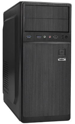 Изображение Корпус ExeGate XP-402U2  (ATX, черный, 600 Вт)/(EX287145RUS)