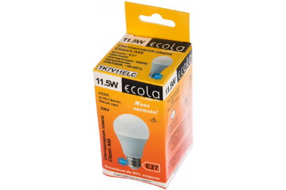 Изображение Лампа светодиодная ECOLA TK7V11ELC Light classic Е27 4000К 11,5 Вт