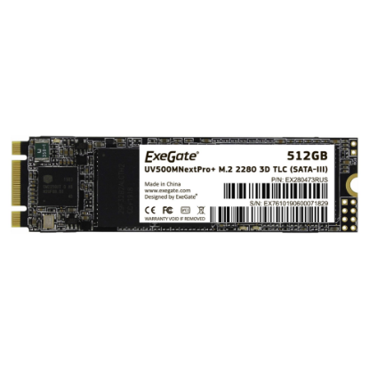 Изображение SSD диск ExeGate UV500MNextPro+ 512 Гб 2280 (EX280473RUS)