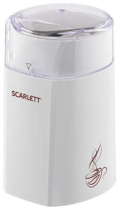 Изображение Кофемолка Scarlett SC-CG44506 (60 г/160 Вт /белый)