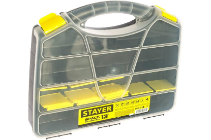 Изображение Органайзер STAYER Space 38038-13_z01 32x26x5 см  черный, желтый