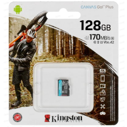 Изображение Карта памяти Kingston MicroSDXC Class 10 128 Гб  SDCG3/128GBSP