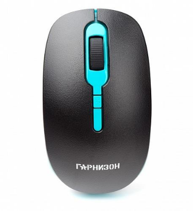 Изображение Мышь Гарнизон GMW-460-1 черный, бирюзовый