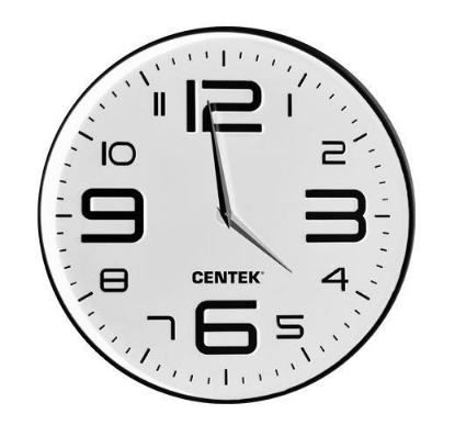Изображение Настенные часы CENTEK CT-7101 белый