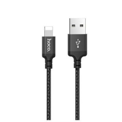 Изображение Кабель соединительный Hoco HC-62820 X14 USB 2.0 A Lightning 8P черный 1 м